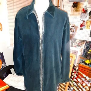Molto Fino zip front corduroy sweater